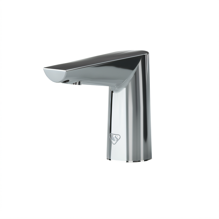 Product image #1 for T&S Brass WaveCrest Touchless Electronic Sensor Lavatory Faucet, Single-Hole Deck Mount, Polished Chrome, 0.5 GPM