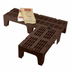Thumbnail image #1 for Cambro S-Series Polypropylene Slotted-Top Dunnage Rack, 48 x 21 x 12 Inches, 3000 lb. Capacity
