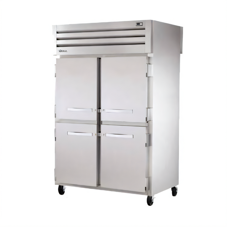 Product image #1 for True SPEC SERIES Pass-Thru Two-Section Reach-In Refrigerator with 4 Half Swing Doors