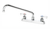 Thumbnail image #1 for Krowne Royal Series 8-Inch Center Deck Mount Manual Faucet with 12-Inch Swing Spout