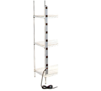 Metro Super Erecta qwikSLOT 48 Inch Post-Mounted Power Strip