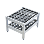Thumbnail image #1 for Fermod Fermostock 7050211/US Miniature Stationary Cantilevered Shelving Sample Kit with 2 Uprights and 2 Shelves