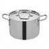 Thumbnail image #1 for Tri-Gen 6 Qt Round Induction-Ready Tri-Ply Stainless Steel Stock Pot with Cover