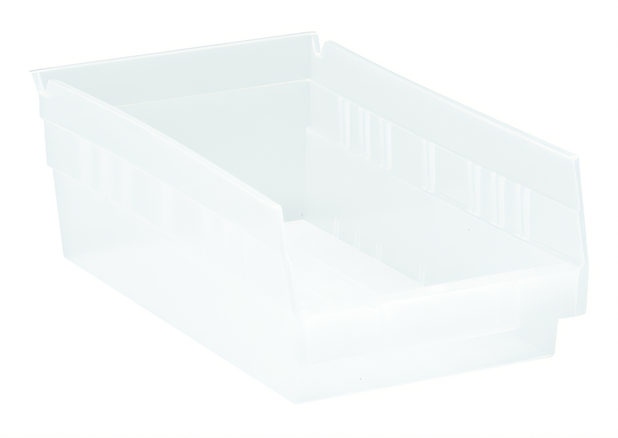 Product image #1 for Quantum Economy Nesting Shelf Bin, Clear Polypropylene, 11-5/8 x 6-5/8 x 4 Inches