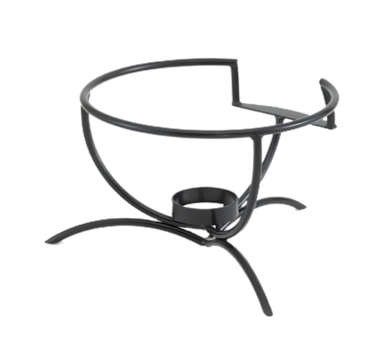 Product image #1 for Intrigue® Black Powder-Coated Chafer Stand for Round Induction Chafers
