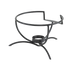 Thumbnail image #1 for Intrigue® Black Powder-Coated Chafer Stand for Round Induction Chafers