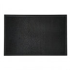 Thumbnail image #1 for Winco BM-1812K Black Rubber Bar Service Mat, 18 x 12 Inches Case of 12