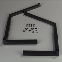 Carlisle Adjustable Single-Sided Aluminum Sneeze Guard Legs