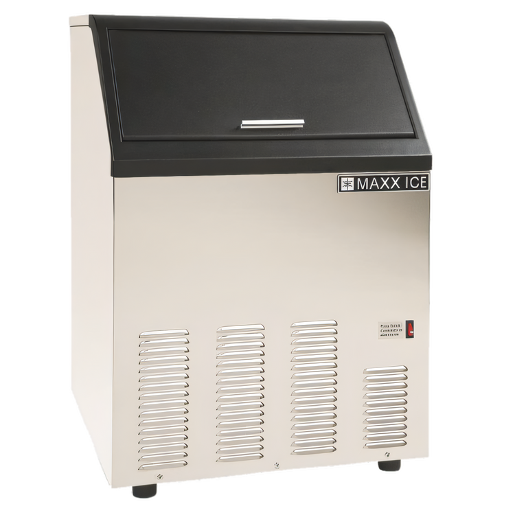 Product image #1 for Maxx Ice Self-Contained Bullet Ice Machine with Bin, Air-Cooled, 110 lb. Daily Production, 35 lb. Storage
