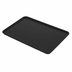 Thumbnail image #2 for Cambro Camlite Rectangular Fiberglass Cafeteria Tray, Black, 12-3/4 x 20-7/8 Inch