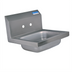 Thumbnail image #1 for BK Resources Wall-Mount Stainless Steel Hand Sink with 14 x 10 x 5 Bowl and 4
