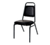 Thumbnail image #1 for Klinger's Trading BLACK-STACK Stackable Chairs