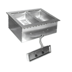 Thumbnail image #1 for Eagle Group SGDI-2-240T-D Two-Pan Drop-In Electric Hot Food Well with Drain, Individual Thermostats, Wet/Dry Operation