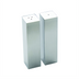 Thumbnail image #1 for American Metalcraft Stainless Steel Salt & Pepper Shaker Set, 2 oz., 1 Inch Square x 3-3/4 Inch High