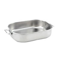 Wear-Ever 17 7/8-Quart Aluminum Bake & Roast Pan with Handles, 24 x 14 x 3 1/2 Inches