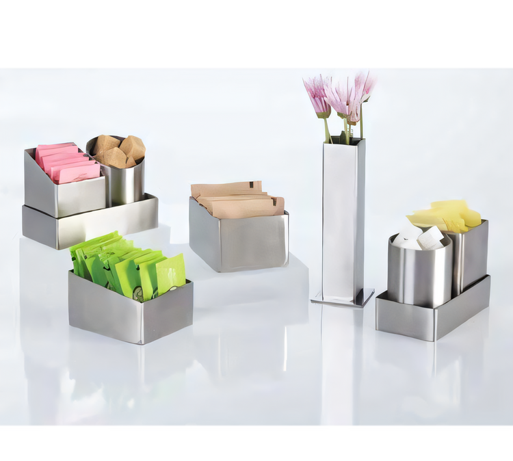 Product image #1 for American Metalcraft Stainless Steel Sugar Packet Holder, Satin Finish