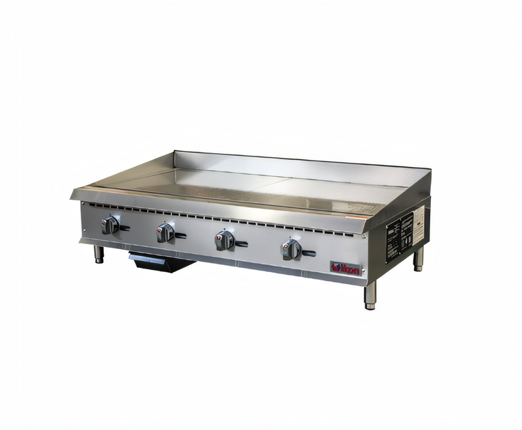 Product image #1 for IKON Cooking 48-Inch Countertop Natural Gas Griddle with 3/4-Inch Polished Steel Plate