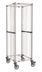 Thumbnail image #1 for Metro Mobile Wire End-Load Bun Pan Rack, 40-Pan Capacity, 23.25 x 28.75 x 69 Inches, Brite Zinc Finish