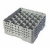 Thumbnail image #2 for Cambro Camrack® Full-Size 30-Compartment Glass Rack with 3 Soft Gray Extenders