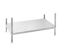 Advance Tabco 42 Inch x 24 Inch Stainless Steel Dishtable Undershelf with Adjustable Die Cast Leg Clamps