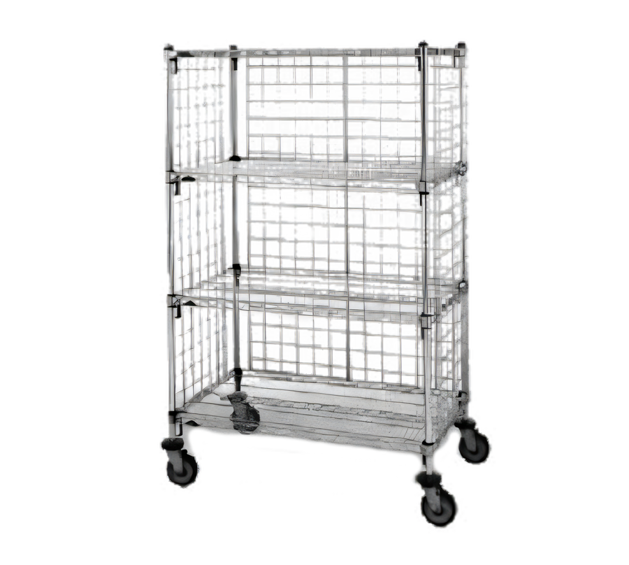 Product image #1 for Metro Super Erecta Stainless Steel Enclosure Panel for Shelving, 12-3/8 Inch W x 50-3/4 Inch H