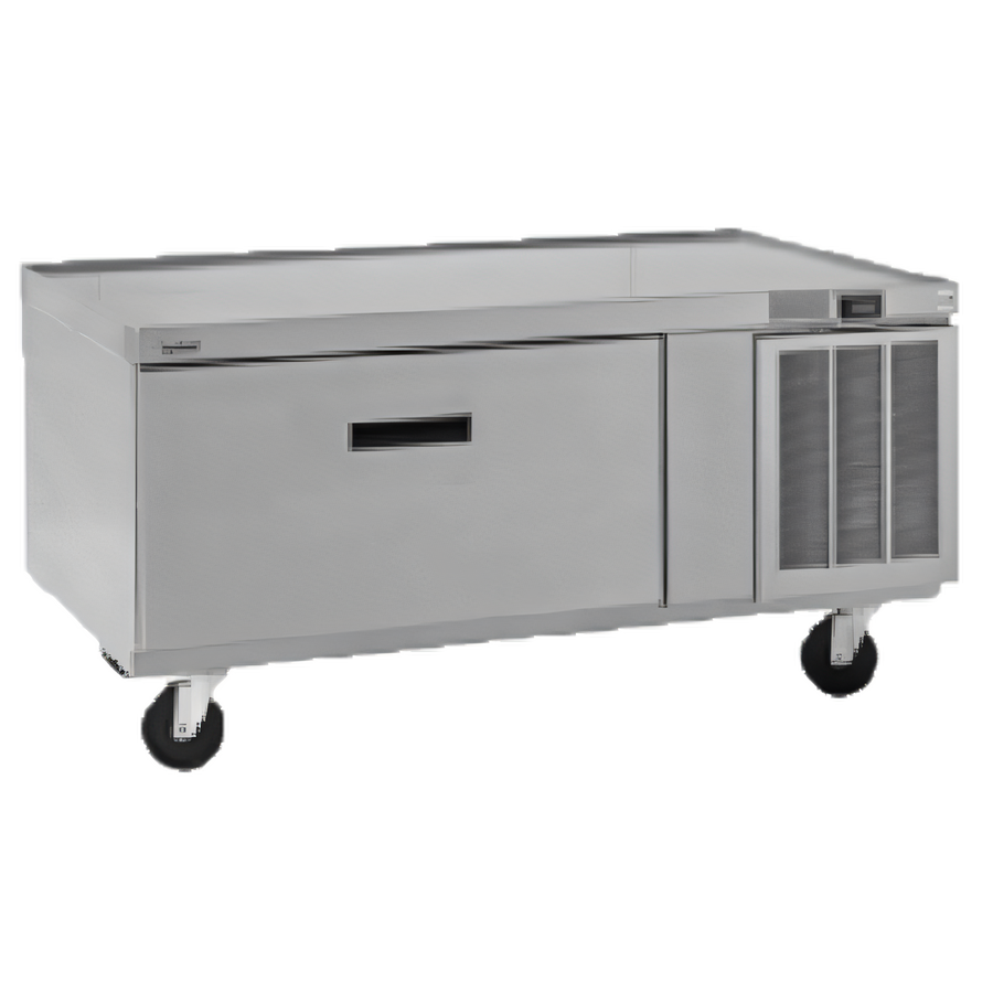 Product image #1 for Delfield Low-Profile Freezer Equipment Stand, 60-Inch Wide, 1-Drawer, Self-Contained Side-Mounted Refrigeration