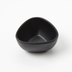 Thumbnail image #1 for American Metalcraft 2 oz Black Triangular Bamboo Fiber Sauce Cup
