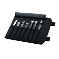 Mercer Culinary 8-Piece Garnishing Kit with Storage Roll
