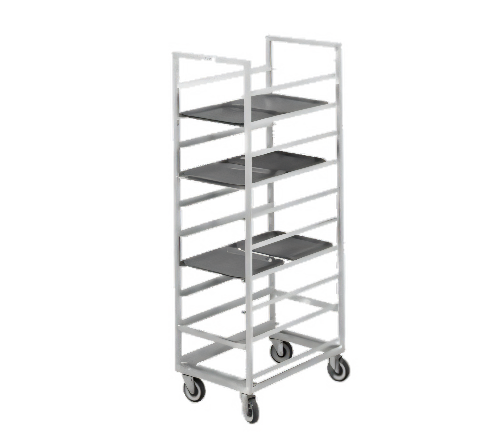 Channel Manufacturing 304 Stainless Steel Mobile Cafeteria Tray Rack ...