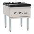 Thumbnail image #1 for Vulcan Quick Ship Platinum Gas Stock Pot Range with Single Two-Ring Burner, 18-Inch Wide
