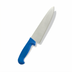 Thumbnail image #1 for Crestware 10-Inch Stamped Cook's Knife with Blue Polypropylene Handle