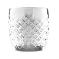 Anchor Hocking Foodservice 13398FS Cross-Hatch Rocks & Old Fashioned Glass