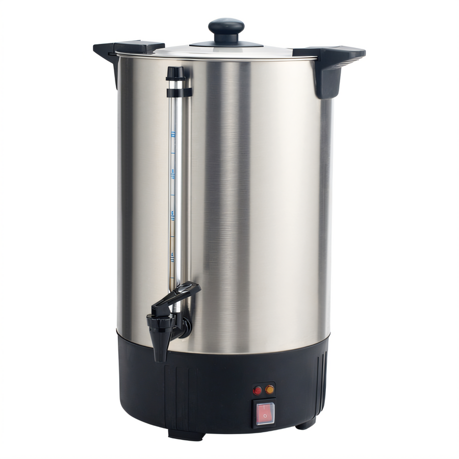 Product image #1 for Winco 100-Cup 304 Stainless Steel Commercial Coffee Urn with Dripless Faucet and Automatic Shut-Off