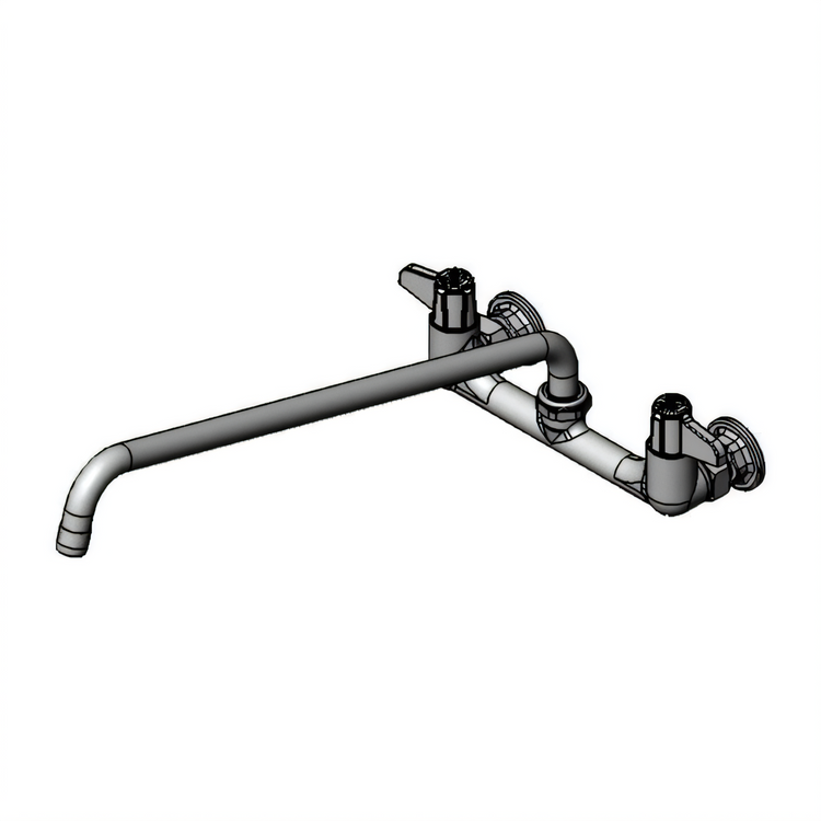 Product image #1 for Equip 8-Inch Wall Mount Mixing Faucet with 18-Inch Swing Nozzle and Ceramic Cartridges