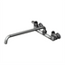 Thumbnail image #1 for Equip 8-Inch Wall Mount Mixing Faucet with 18-Inch Swing Nozzle and Ceramic Cartridges