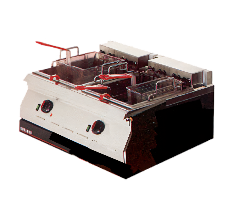 Product image #1 for Garland Designer Series ED-30SFT Twin-Tank Countertop Electric Deep Fryer, 30-Inch, 16 kW