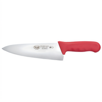 Stäl 8-Inch Stamped Chef's Knife with High Carbon German Steel Blade and Red Handle