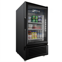 Omcan Elite Series 19-Inch Countertop Refrigerated Display Merchandiser, One-Section, 4.0 Cu. Ft., Glass Door