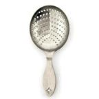 Thumbnail image #1 for Spill-Stop Bonzer 8018-4 Julep Strainer, Stainless Steel, Distressed Finish