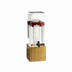 Thumbnail image #1 for Cal-Mil Bamboo Collection 1.5 Gallon Acrylic Beverage Dispenser with Ice Chamber and Drip Tray