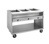 Thumbnail image #1 for Randell 3612 33-Inch Electric 2-Well Sealed Hot Food Table with Open Shelf Base