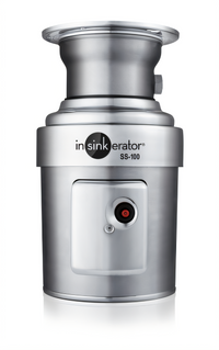 InSinkErator SS-100-18B-MRS Commercial Food Waste Disposer Package with 18-Inch Bowl, 1 HP, Manual Reverse Switch