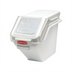 Thumbnail image #1 for ProSave 100-Cup White Safety Storage Ingredient Bin with Portioning Scoop, FIFO Barrier and Sliding Lid