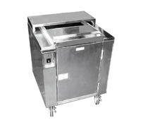 Heated Insulated Rotary Dish Storage Cart, 160-Plate Capacity