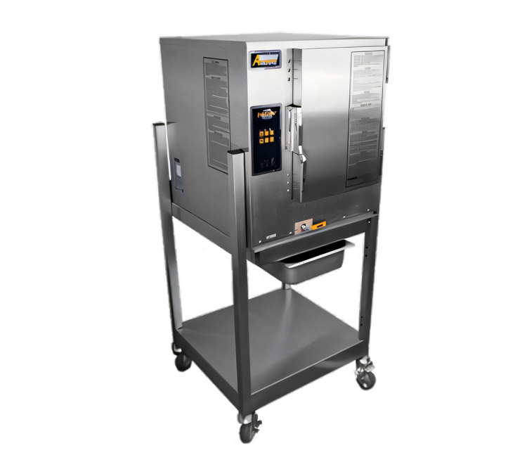 Product image #1 for AccuTemp Evolution Stand-Mounted Connectionless 6-Pan Natural Gas Boilerless Convection Steamer