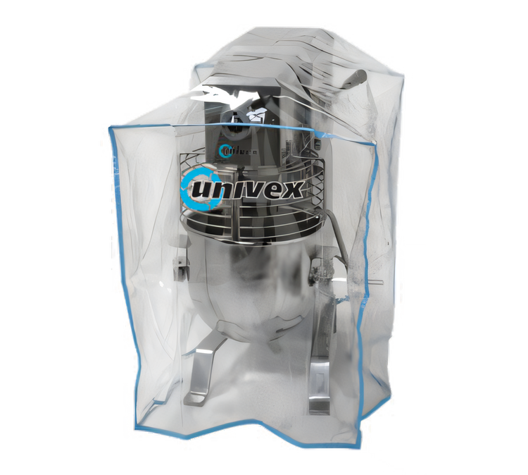 Product image #1 for Univex Heavy-Duty Clear Plastic Equipment Cover for 60-Qt. and 80-Qt. Mixers