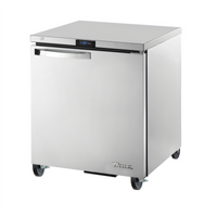 True Spec Series 27-Inch Single-Section Solid Door Undercounter Freezer