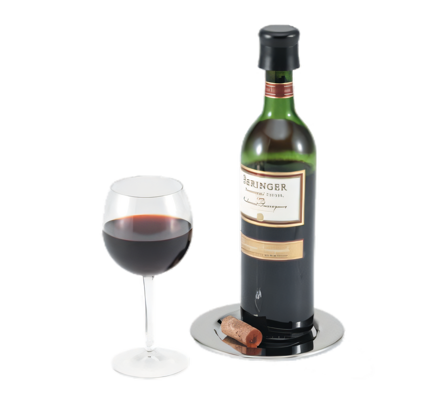 Product image #1 for Vollrath 6-1/8 Inch Stainless Steel Wine Bottle Coaster with Wide Rim