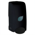 Thumbnail image #1 for Winco Pur-Clean SDMF-1K Manual Wall-Mount Foam Soap Dispenser, 35 oz, Black Plastic Case of 24