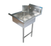 Thumbnail image #1 for BK Resources Straight Stainless Steel Soiled Dish Table, 26-Inch, Right-to-Left, with 20 x 20 x 8 Welded Bowl